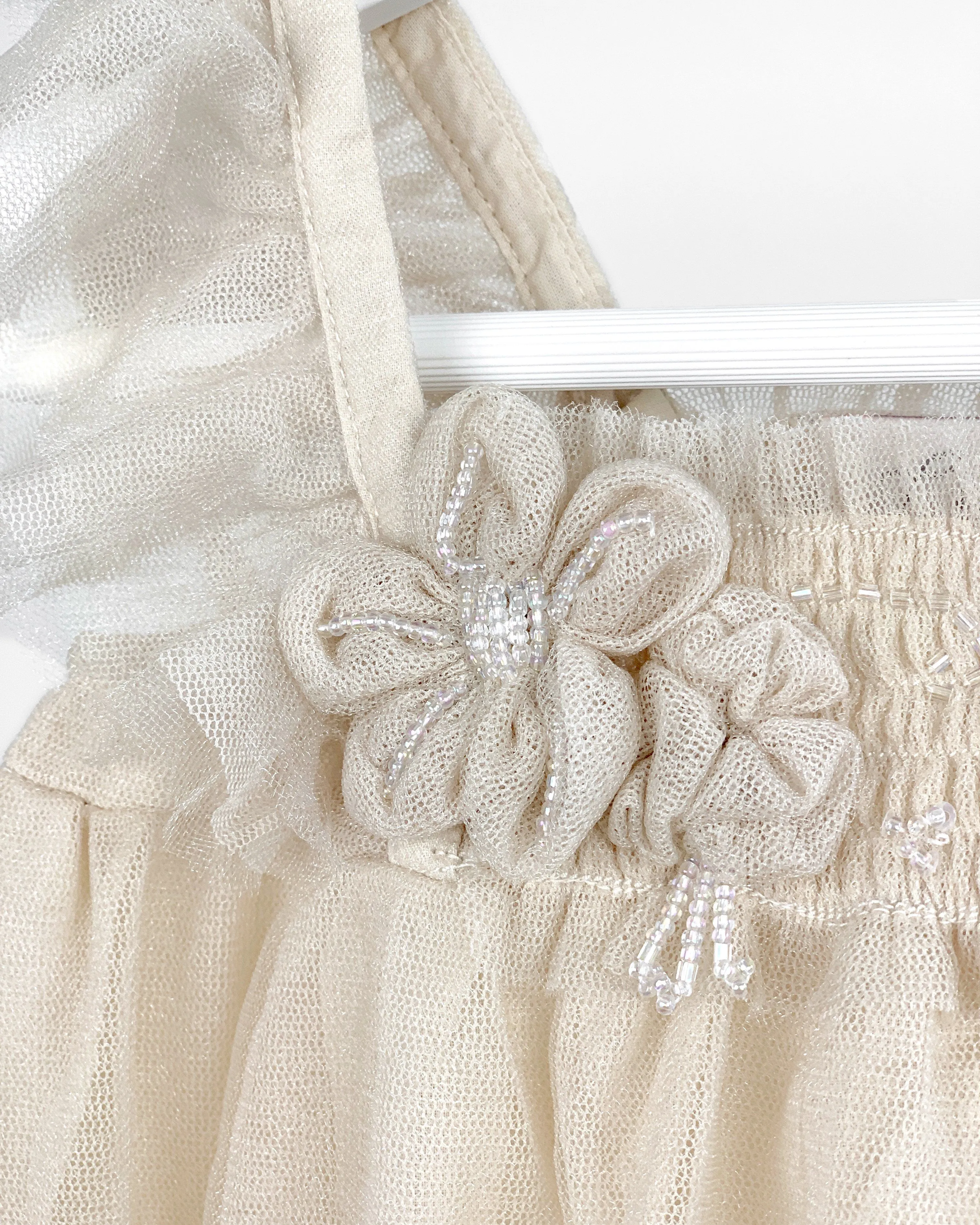 "Edie" Stone Fairy Wing Romper