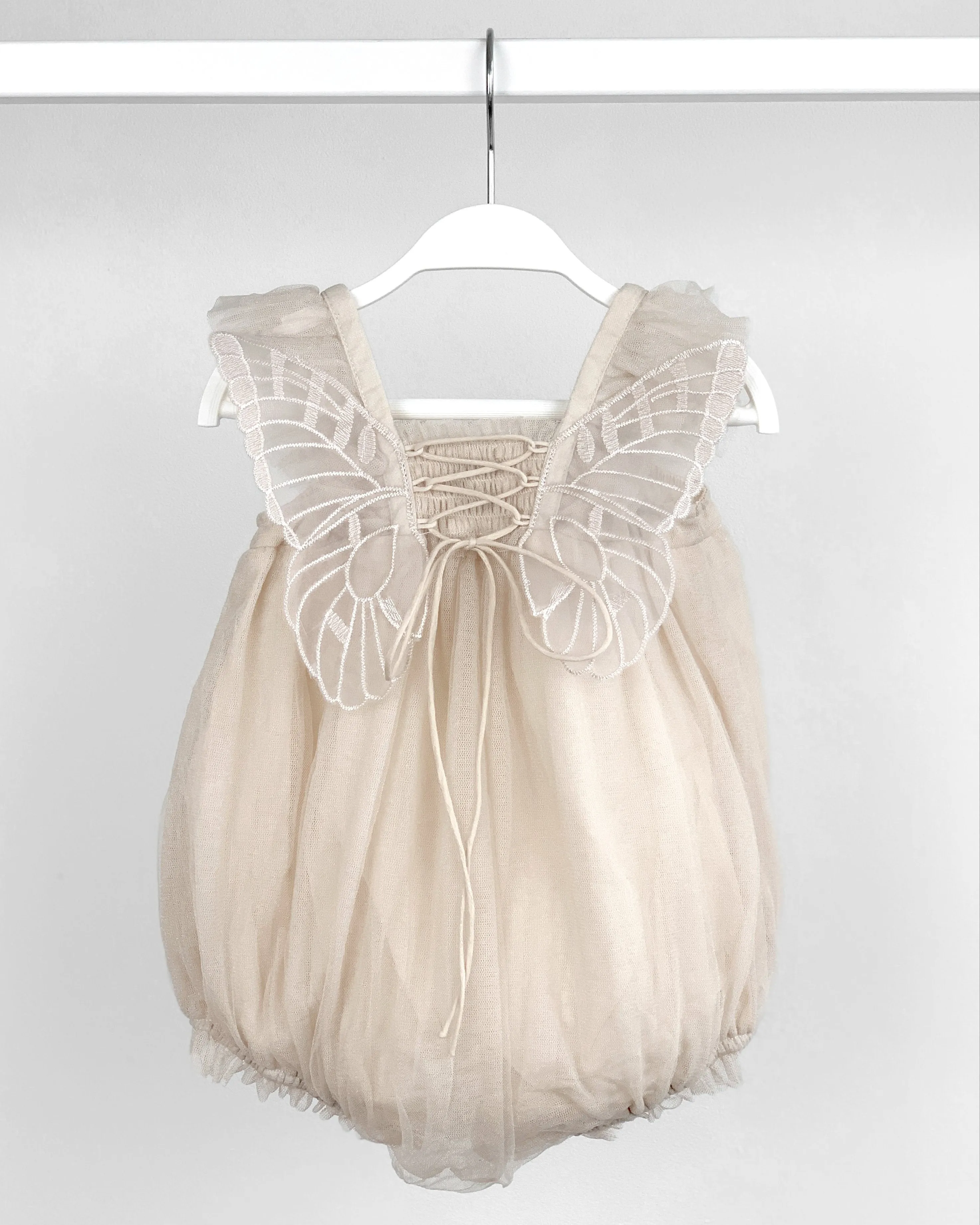 "Edie" Stone Fairy Wing Romper