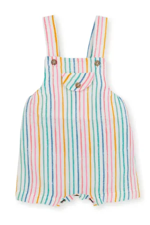 "Remy" Multicoloured Striped Dungaree