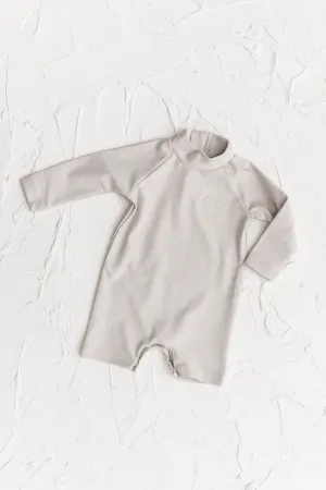 Rashie Romper - Mushroom Grey