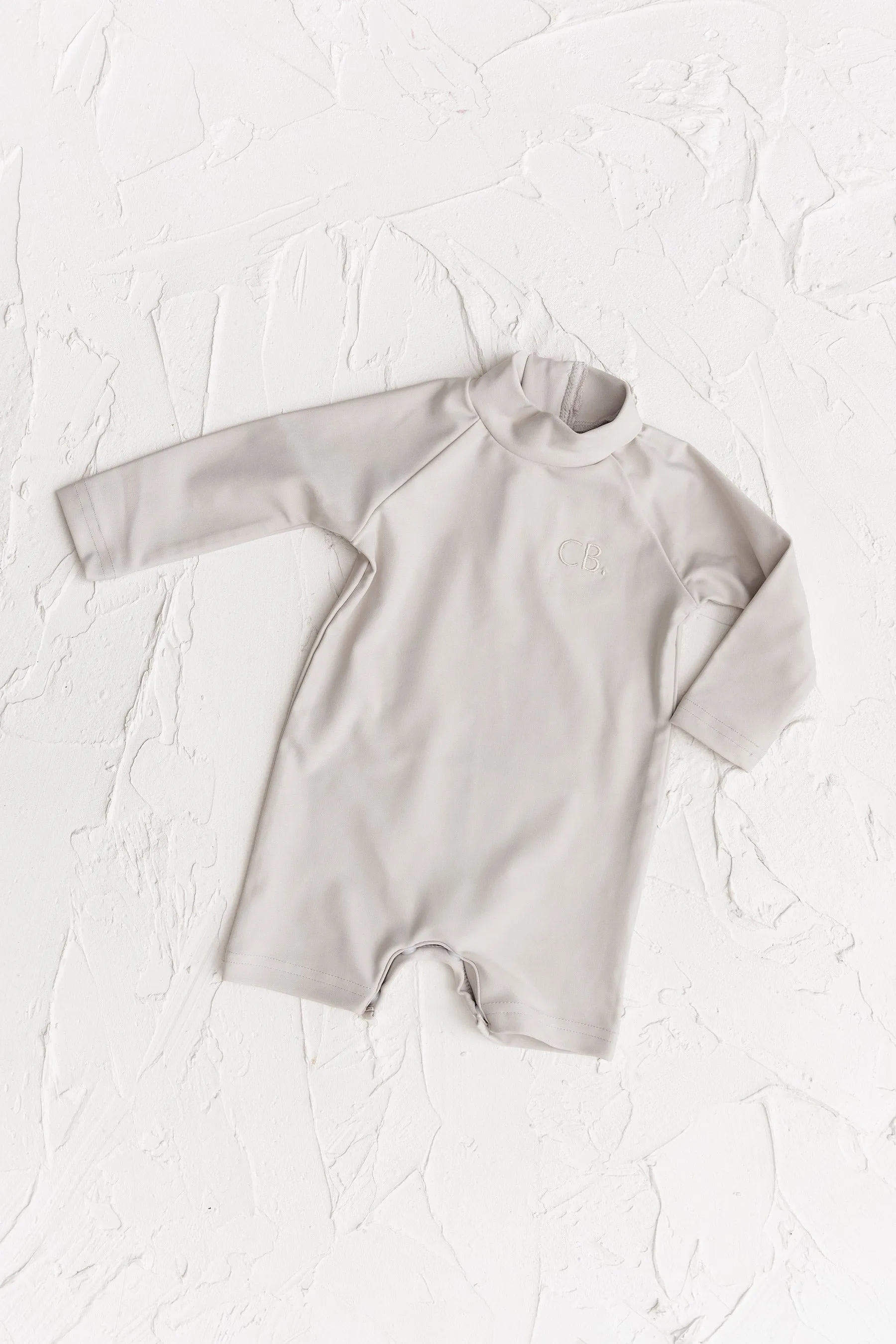Rashie Romper - Mushroom Grey