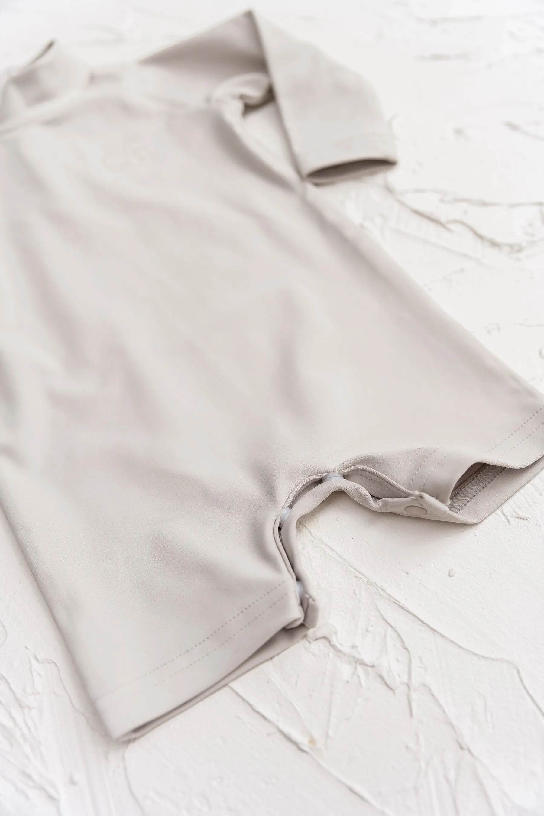 Rashie Romper - Mushroom Grey