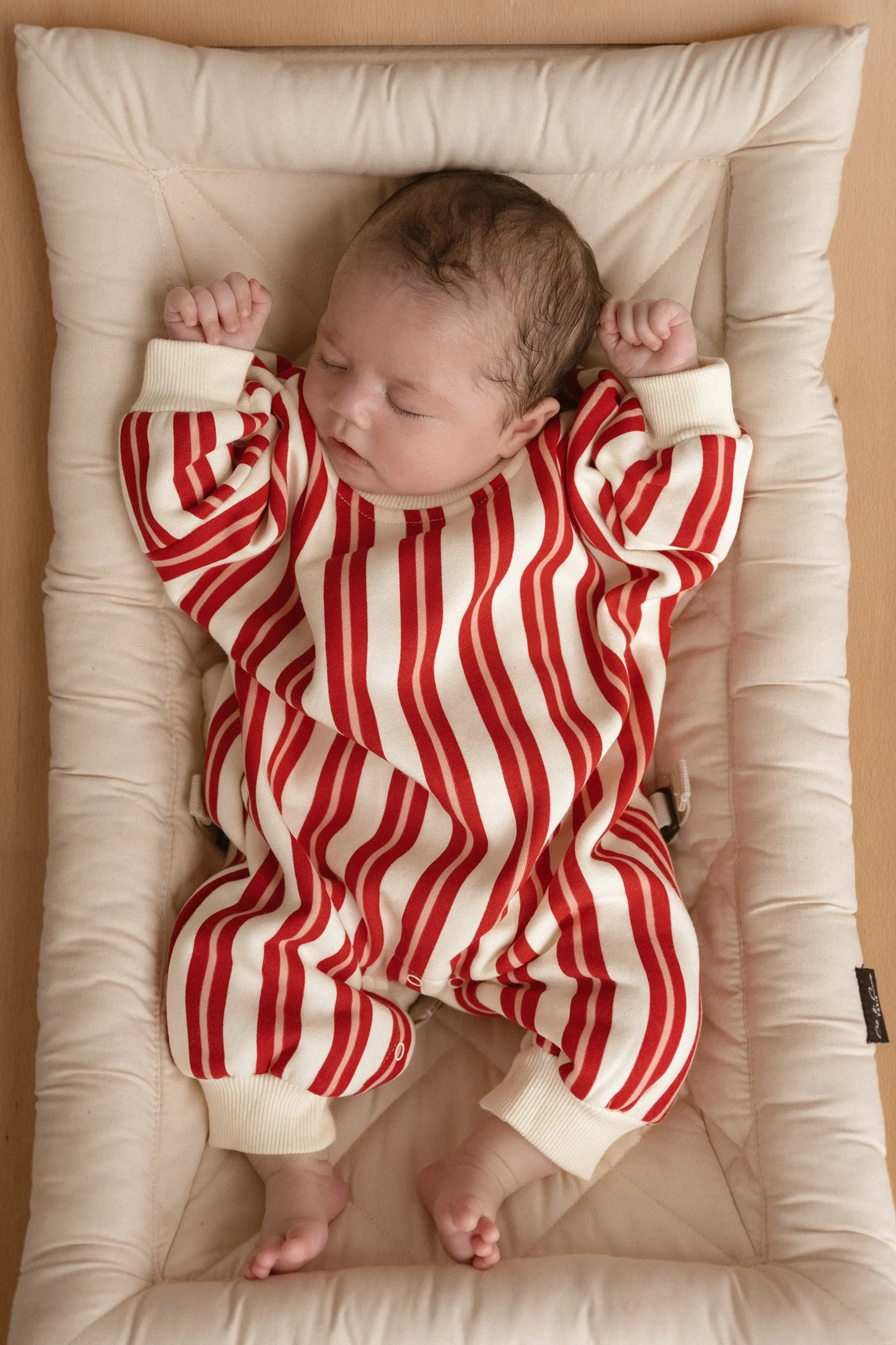 Red/Pink Stripe Lounge Suit