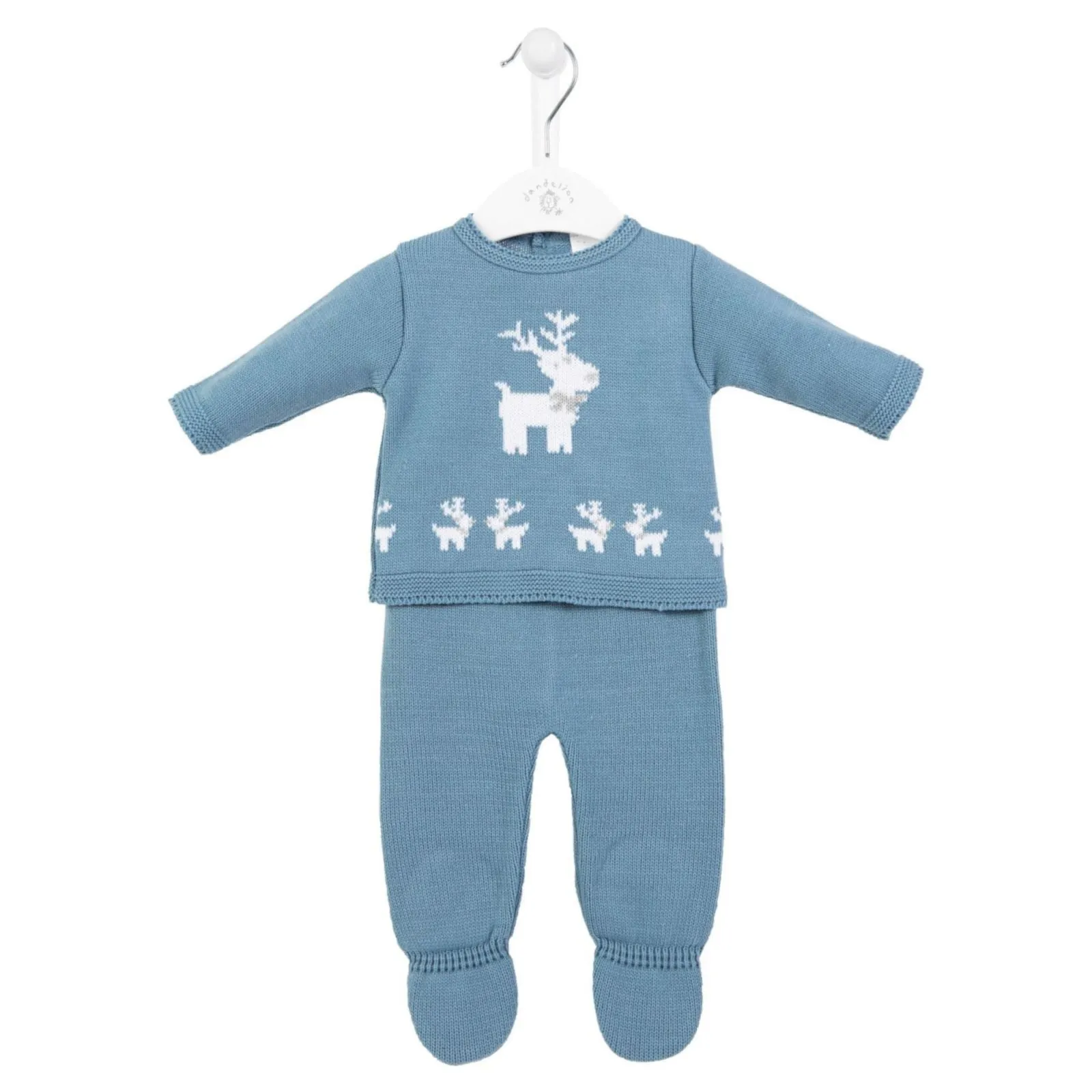 Reindeer Knitted Outfit Set