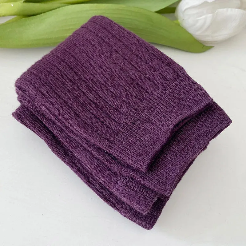 Ribbed Cotton Leggings