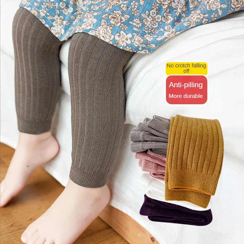 Ribbed Cotton Leggings