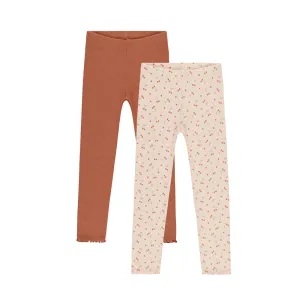 Ribbed Legging Set | Cherries & Poppy