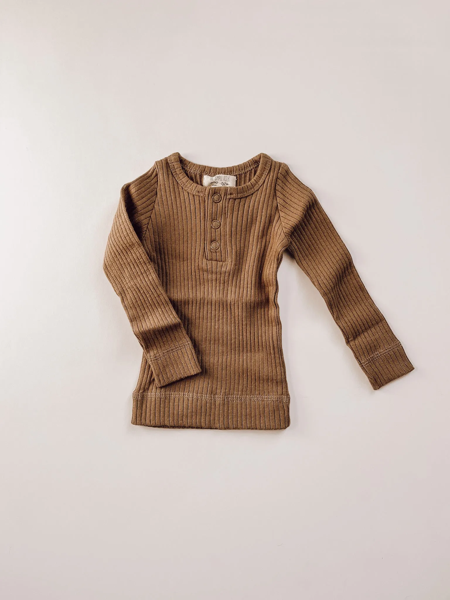 Ribbed Set - Camel
