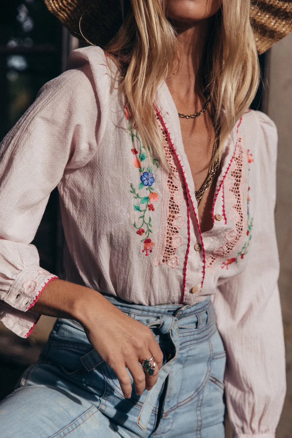 Rocky Mountain Way Blouse - Spring Blossom