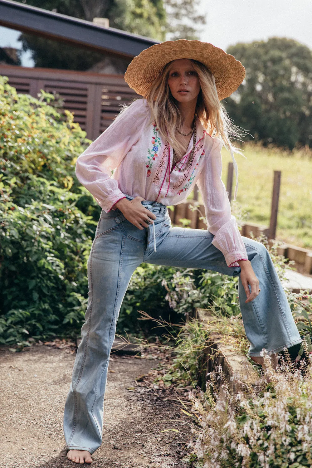Rocky Mountain Way Blouse - Spring Blossom