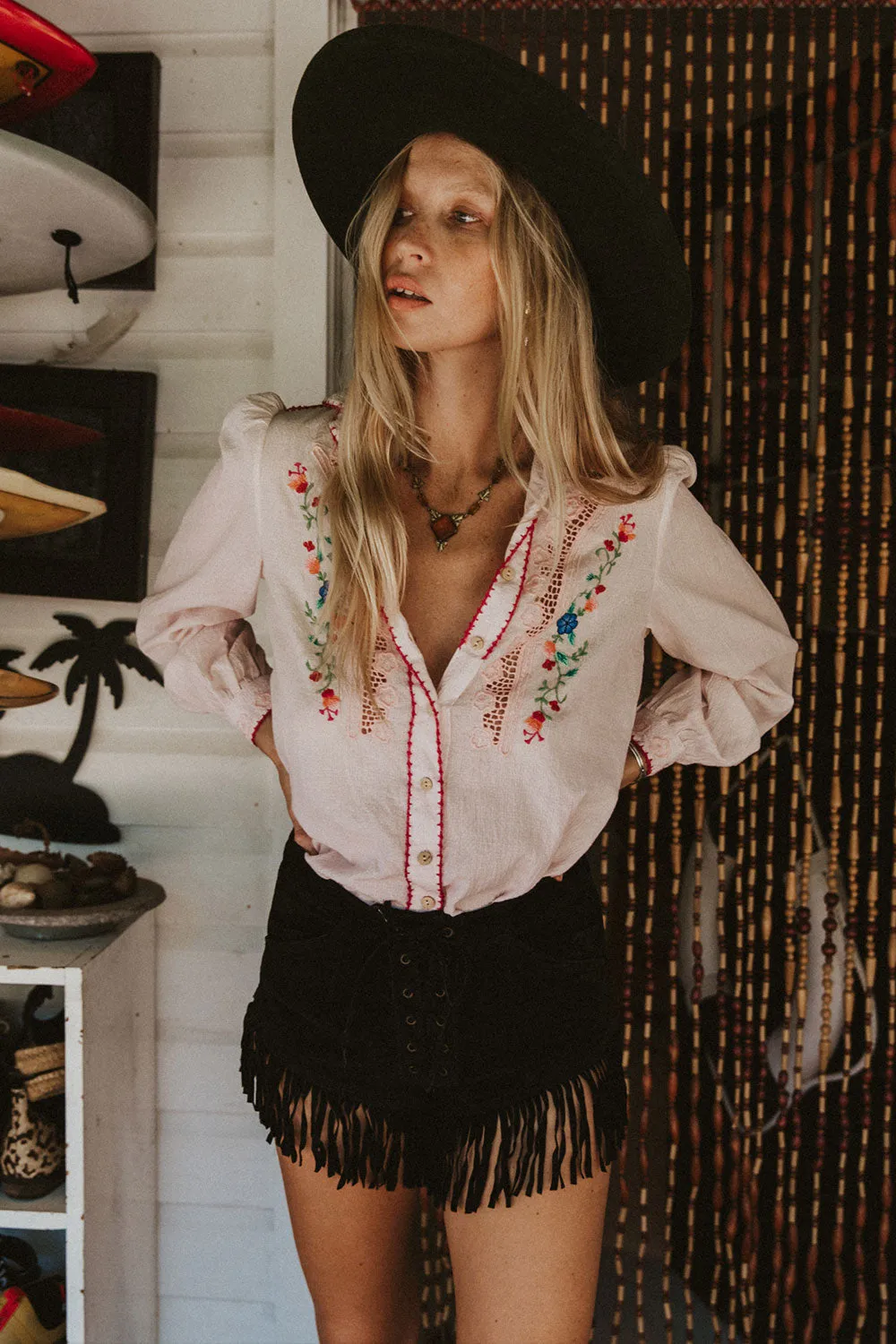 Rocky Mountain Way Blouse - Spring Blossom