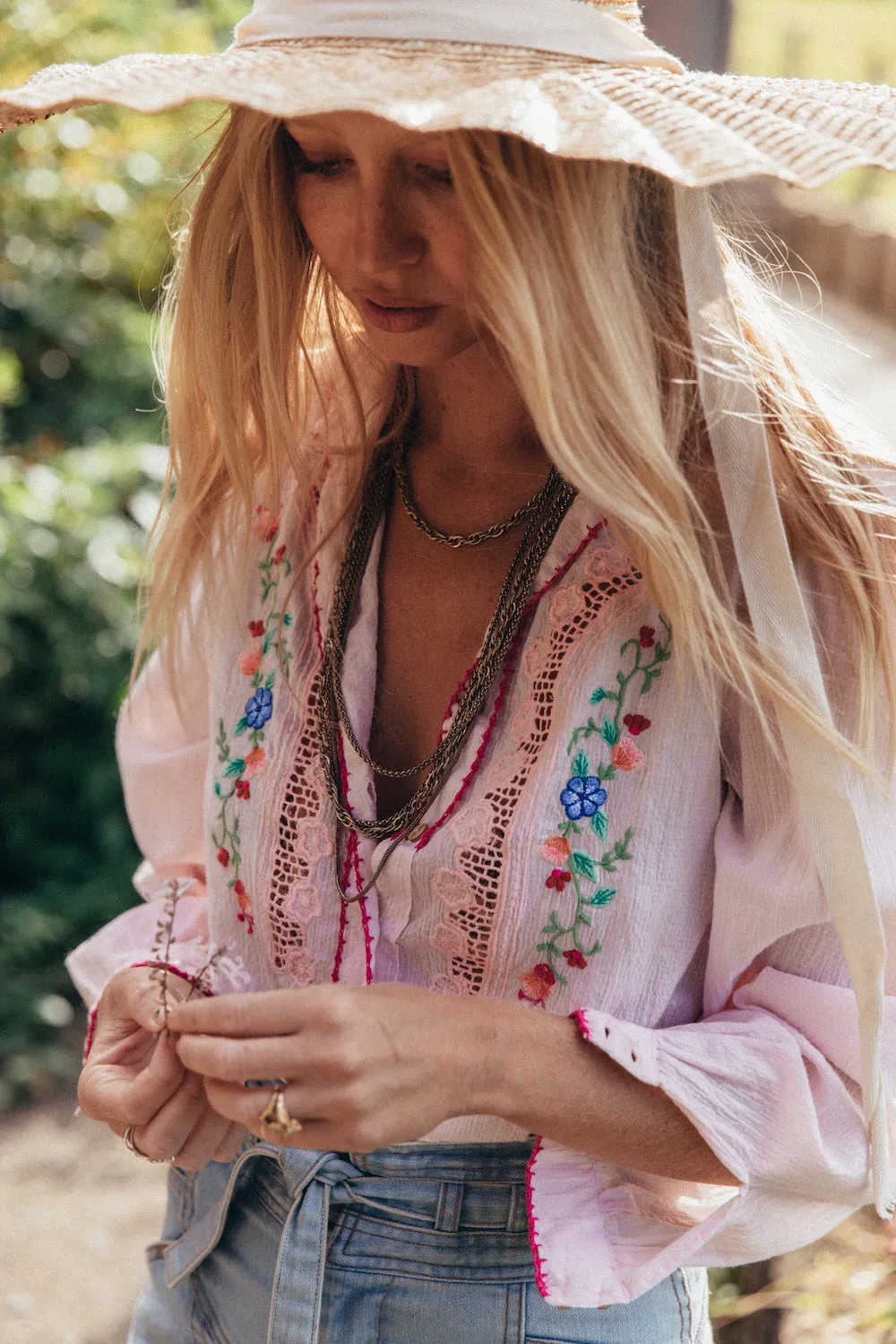 Rocky Mountain Way Blouse - Spring Blossom