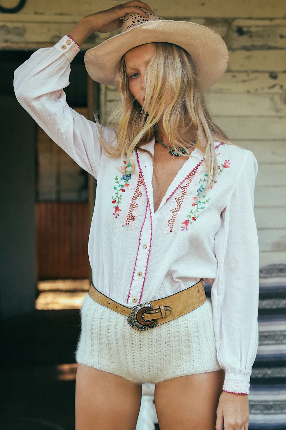Rocky Mountain Way Blouse - Spring Blossom