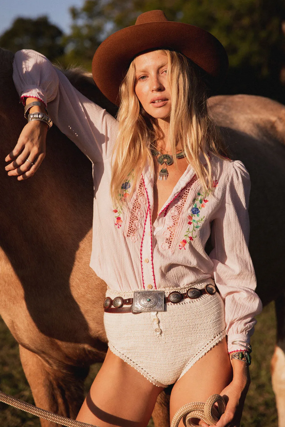 Rocky Mountain Way Blouse - Spring Blossom