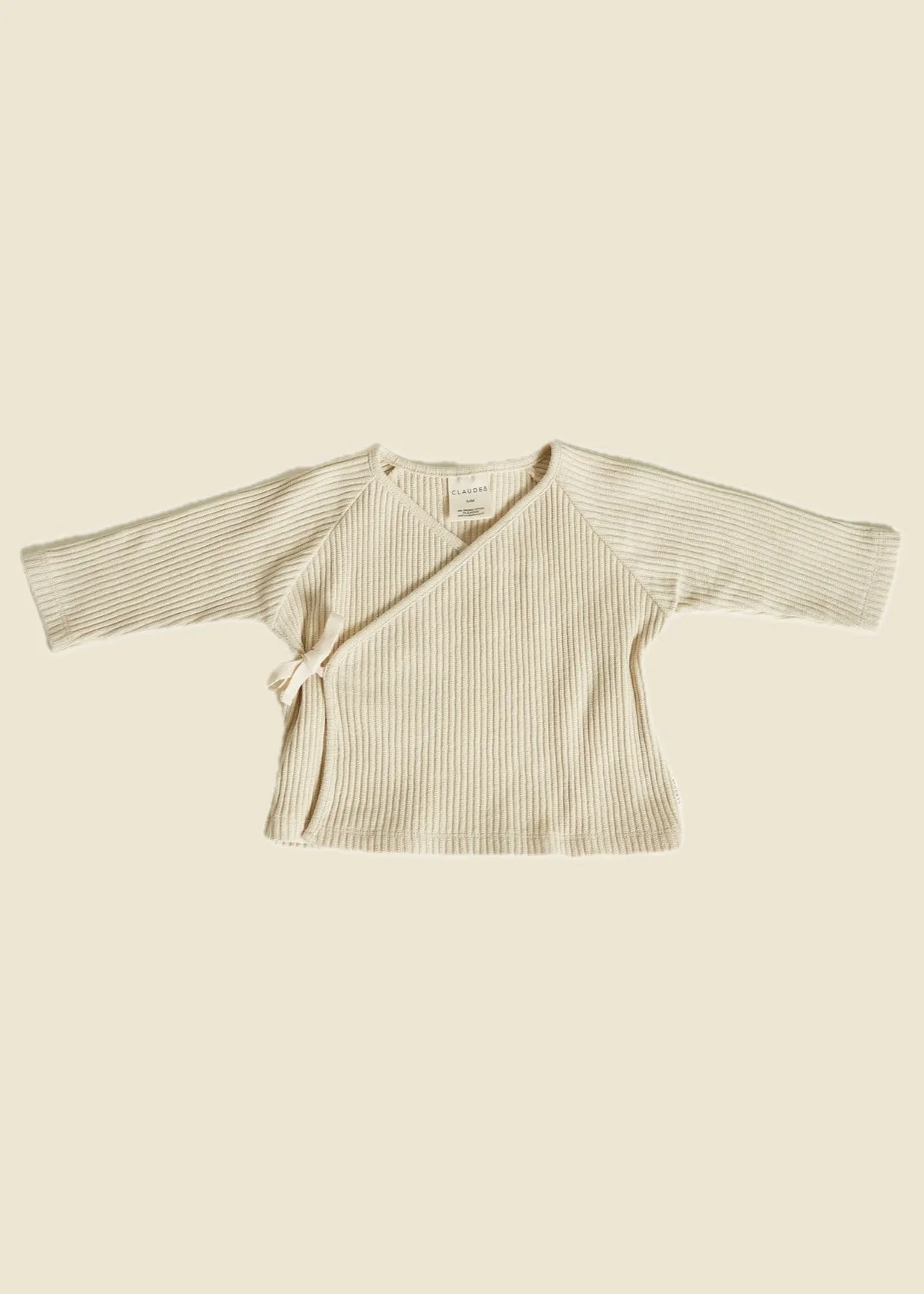 Romy Oat Rib Wrap Cardigan