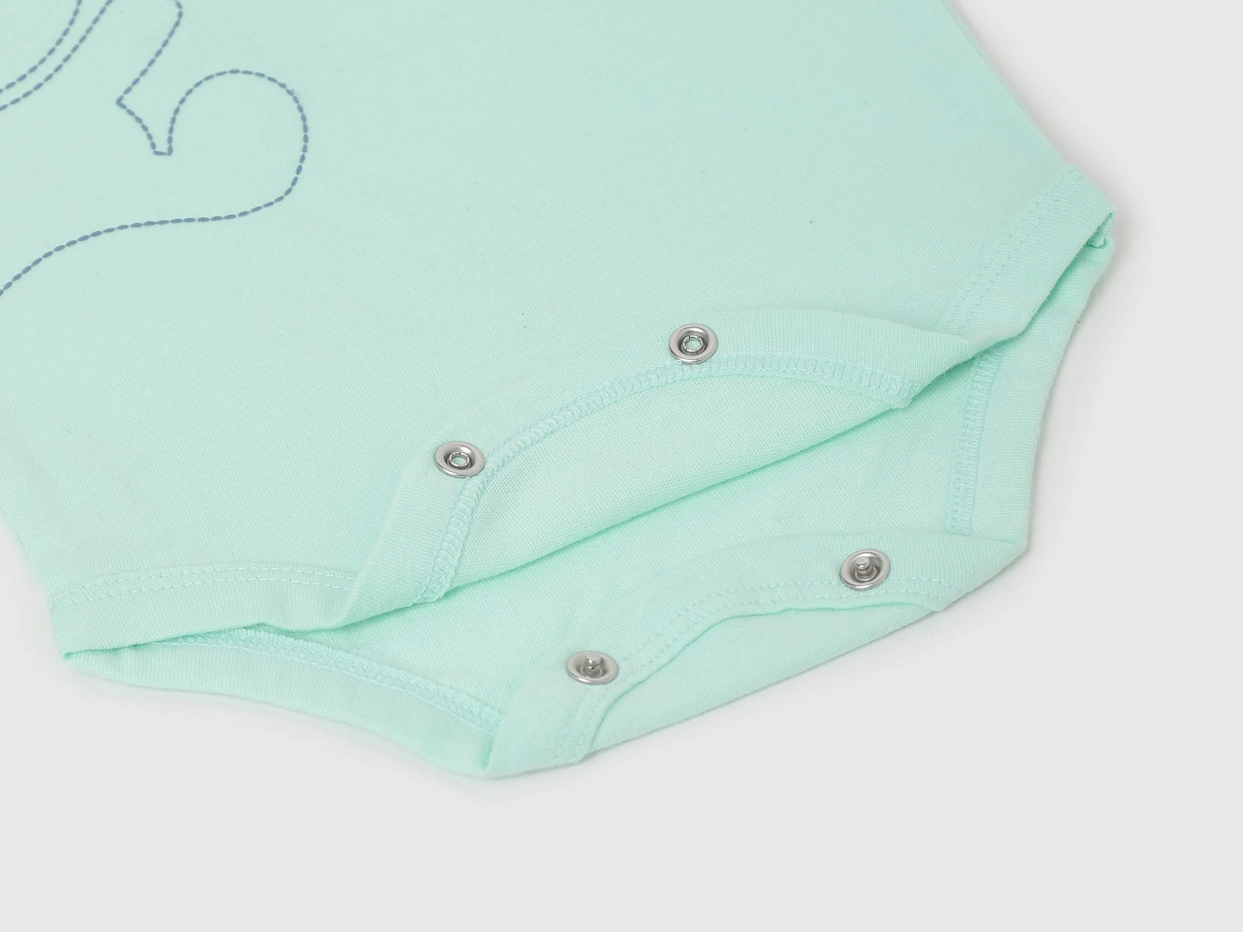Round Neck Short Sleeves Baby Rompers - Pack of 2