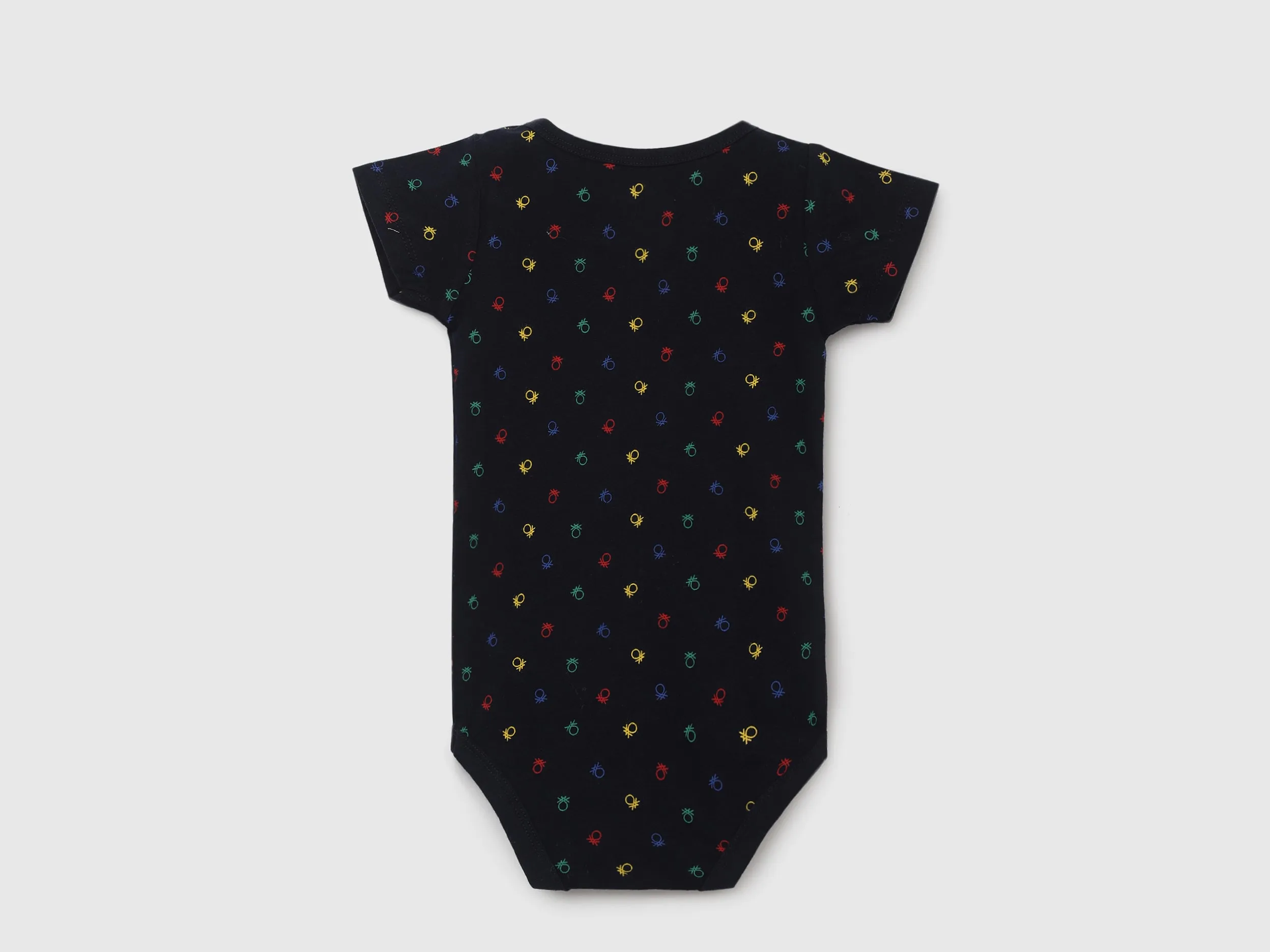 Round Neck Short Sleeves Baby Rompers - Pack of 2