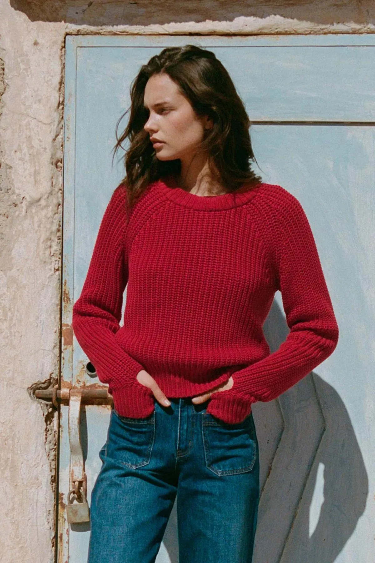 Rowie the Label Bronson Knit Jumper - Chili Red
