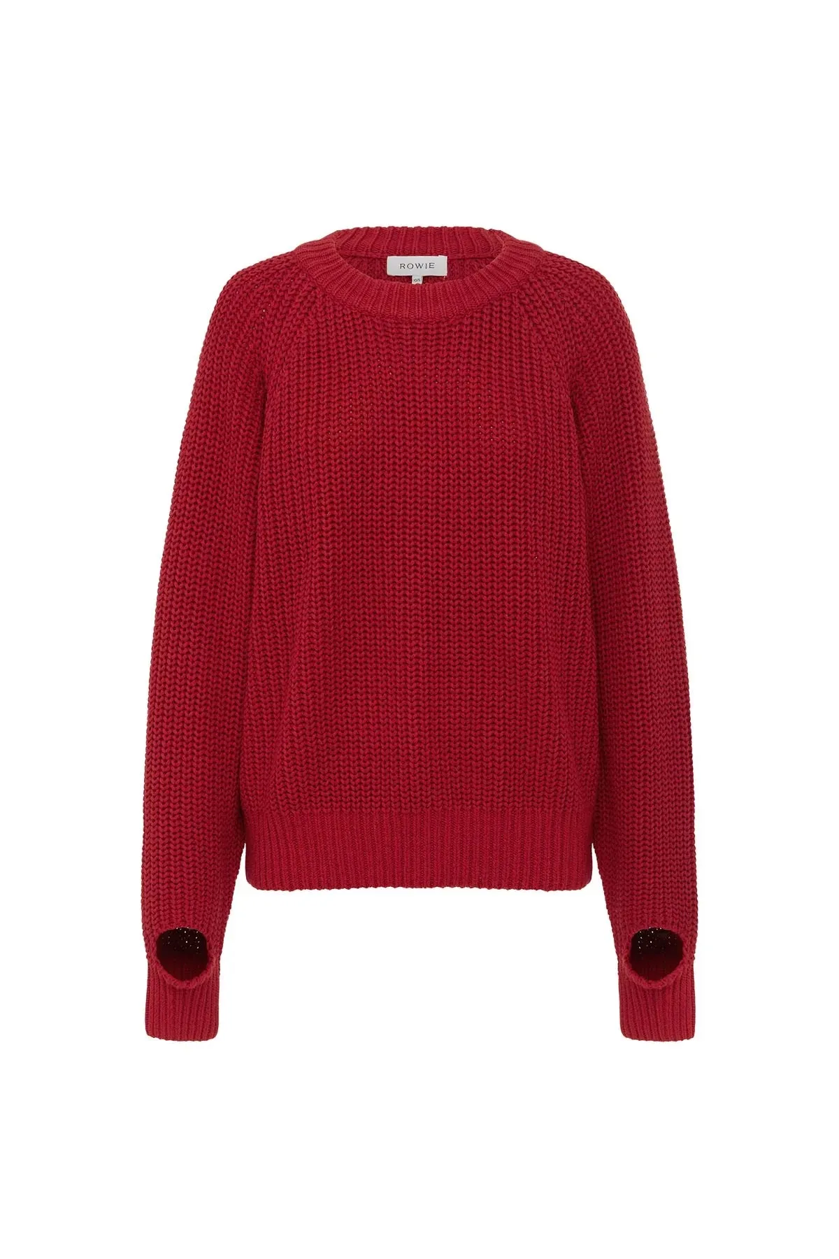 Rowie the Label Bronson Knit Jumper - Chili Red