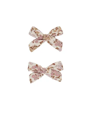 Rylee & Cru Bows Set of 2 - Wildflower | Sustainable Girls Bows Canada