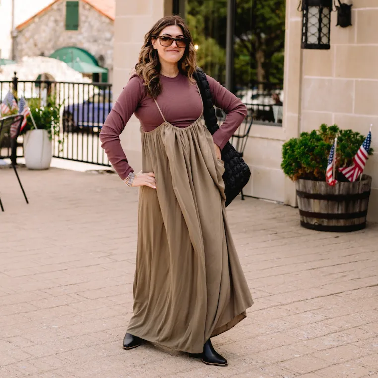Santa Cruz Wide Leg Flowy Jumpsuit - FINAL SALE