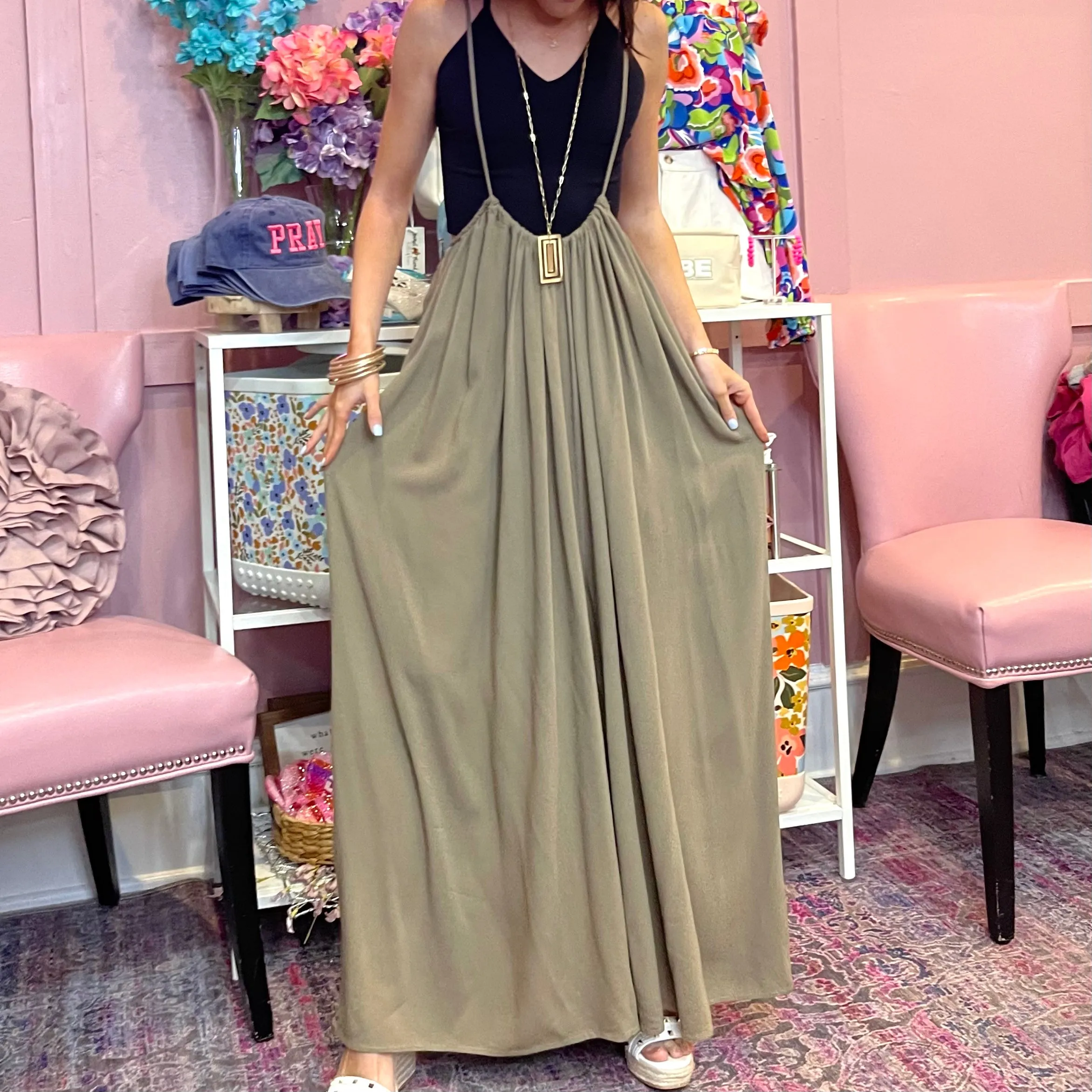 Santa Cruz Wide Leg Flowy Jumpsuit - FINAL SALE