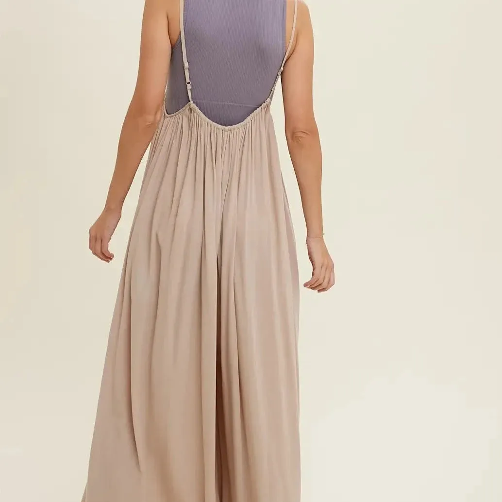 Santa Cruz Wide Leg Flowy Jumpsuit - FINAL SALE