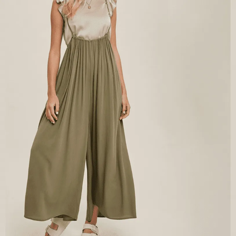 Santa Cruz Wide Leg Flowy Jumpsuit - FINAL SALE