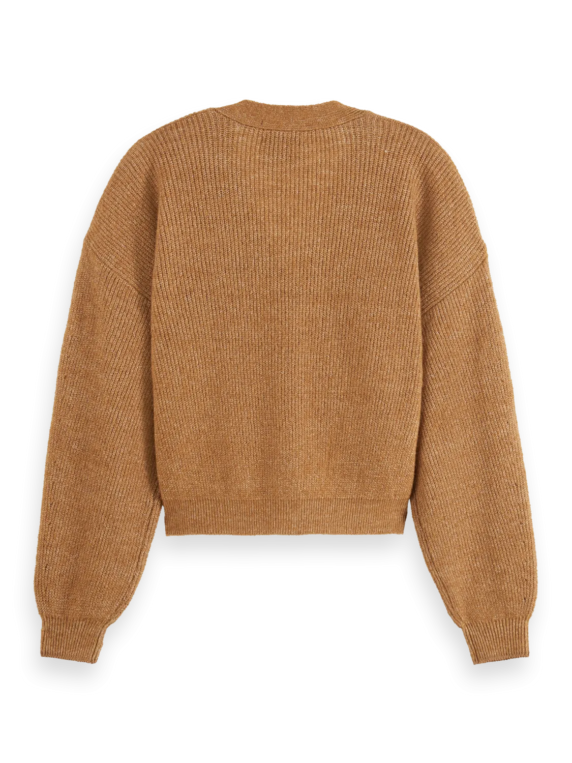 Scotch & Soda Relaxed Cardigan - Tobacco Melange