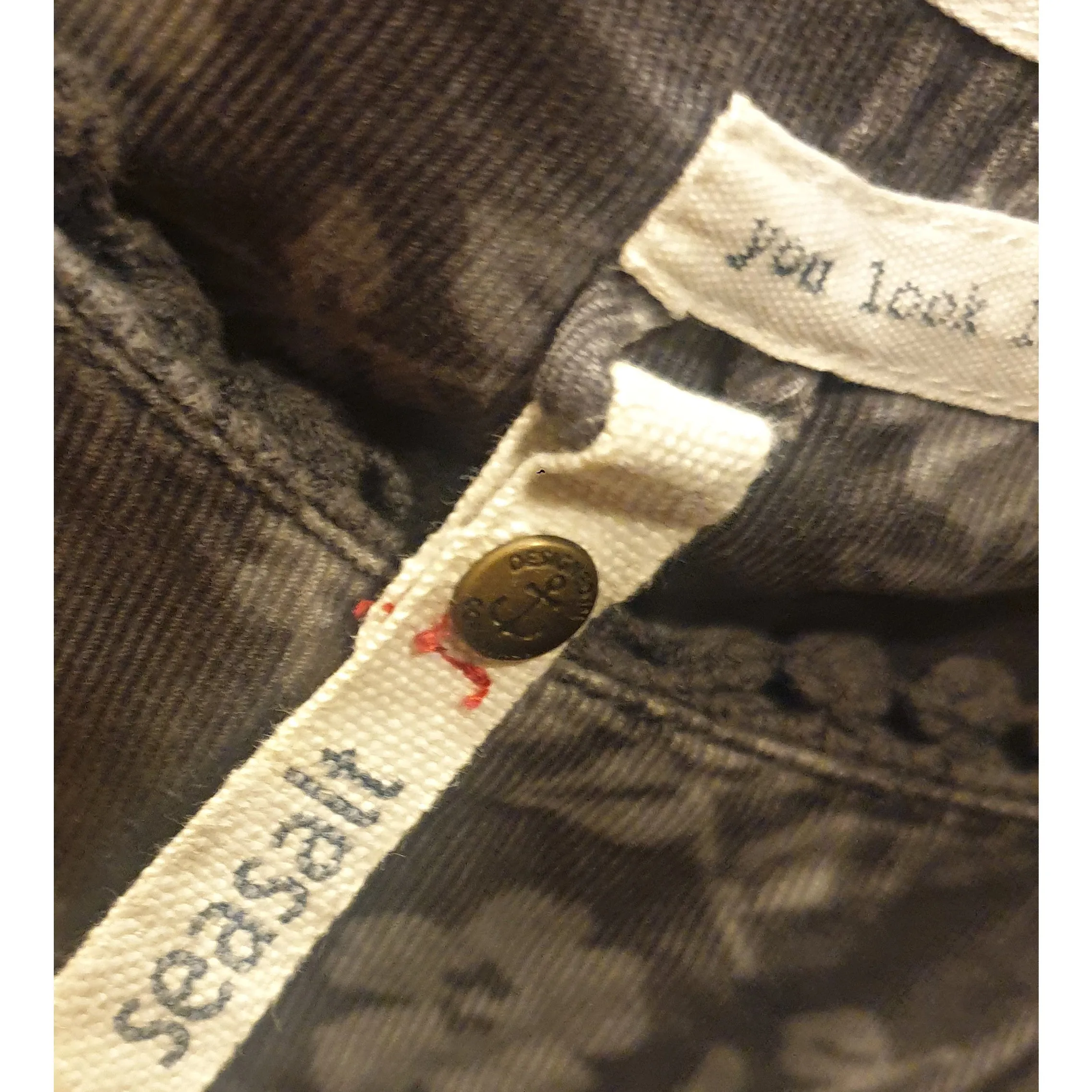Seasalt grey fine cord dress with subtle lighter grey floral print size 14 (best fits size 12)