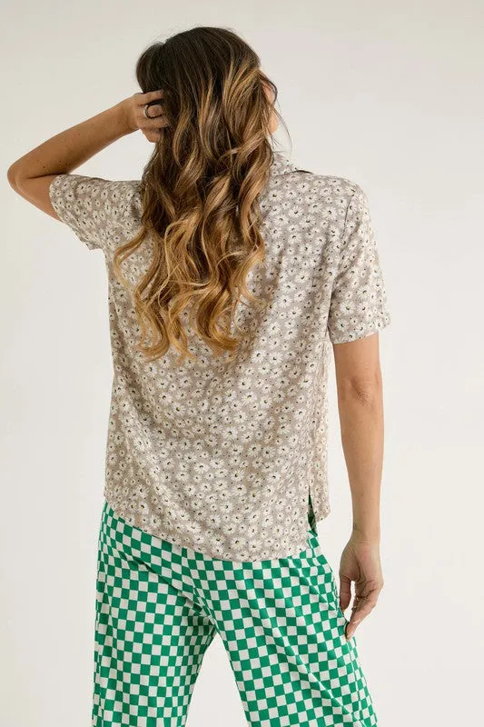 Sending You Daisies Button Down Top - Final Sale