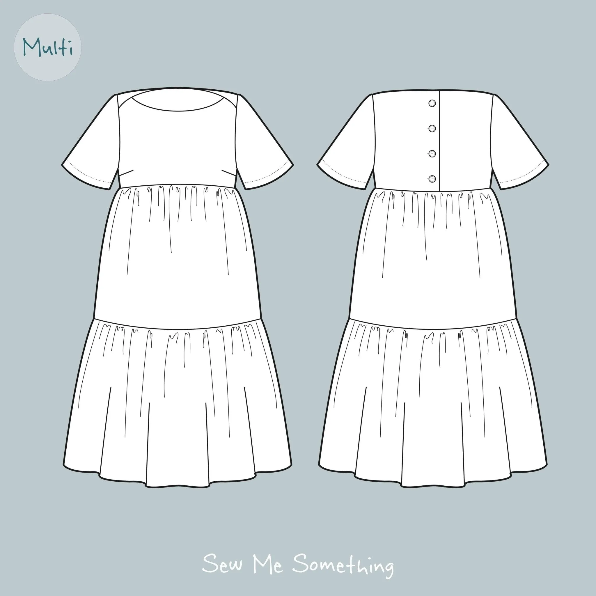 Sew Me Something - Angelica Tiered Dress
