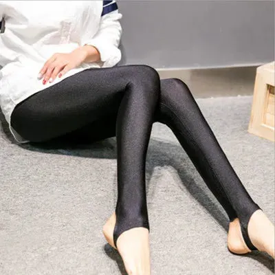 ShineFlex Plus-Size Knee-Length Leggings