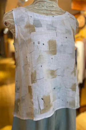 Shirt Tail Brushstroke Tank