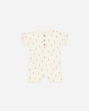 Short Sleeve One-Piece || Carrots