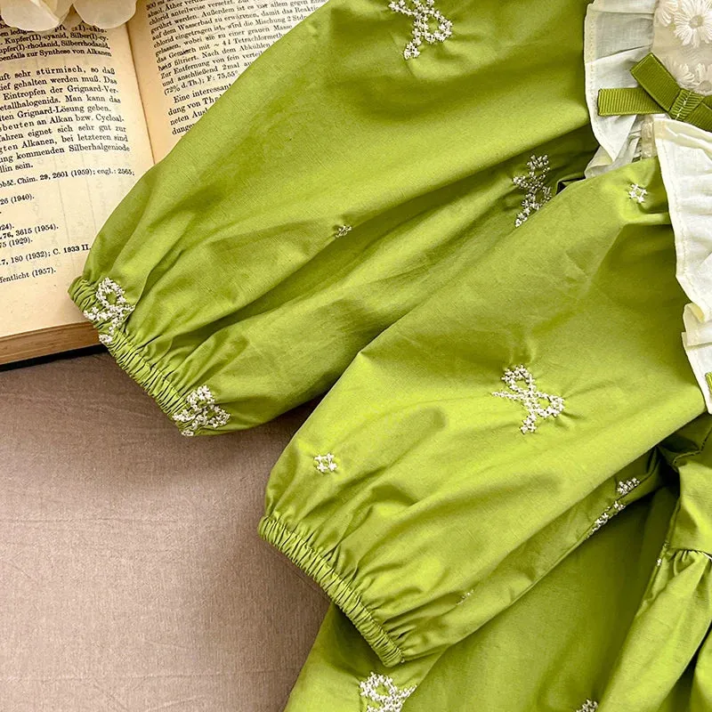 Sisters Lace Collar Dress