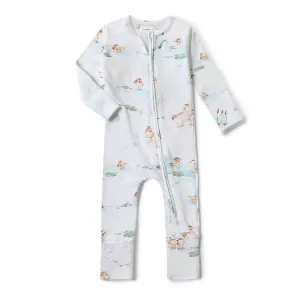 Snuggle Hunny Duck Pond Romper