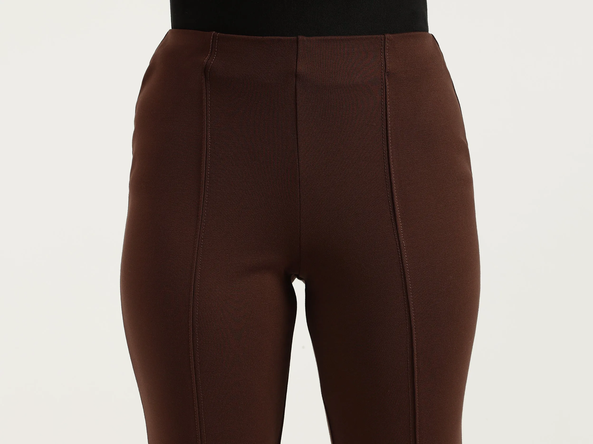 Solid Bootcut Fit Leggings