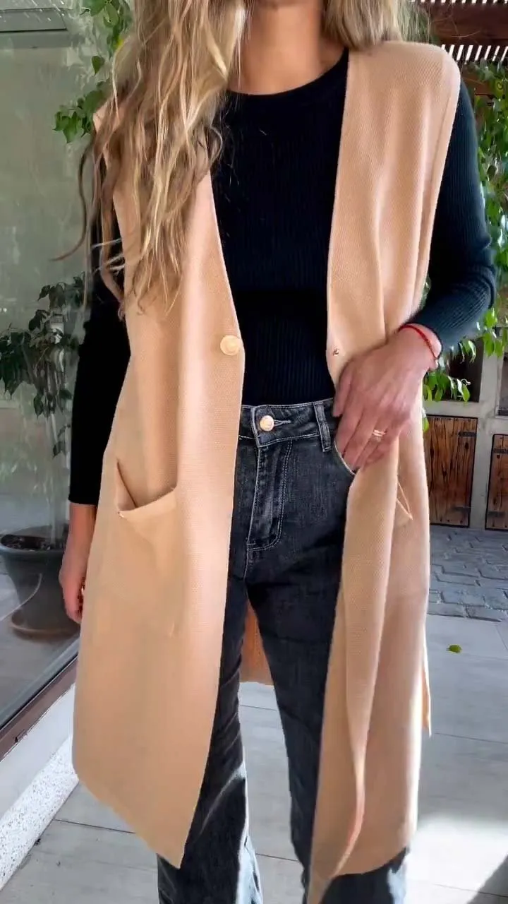 Sophie – Elegant Solid Color Cardigan for Women