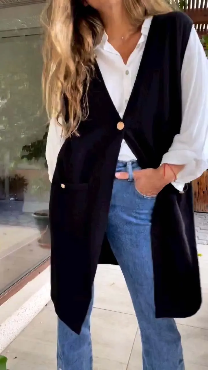 Sophie – Elegant Solid Color Cardigan for Women