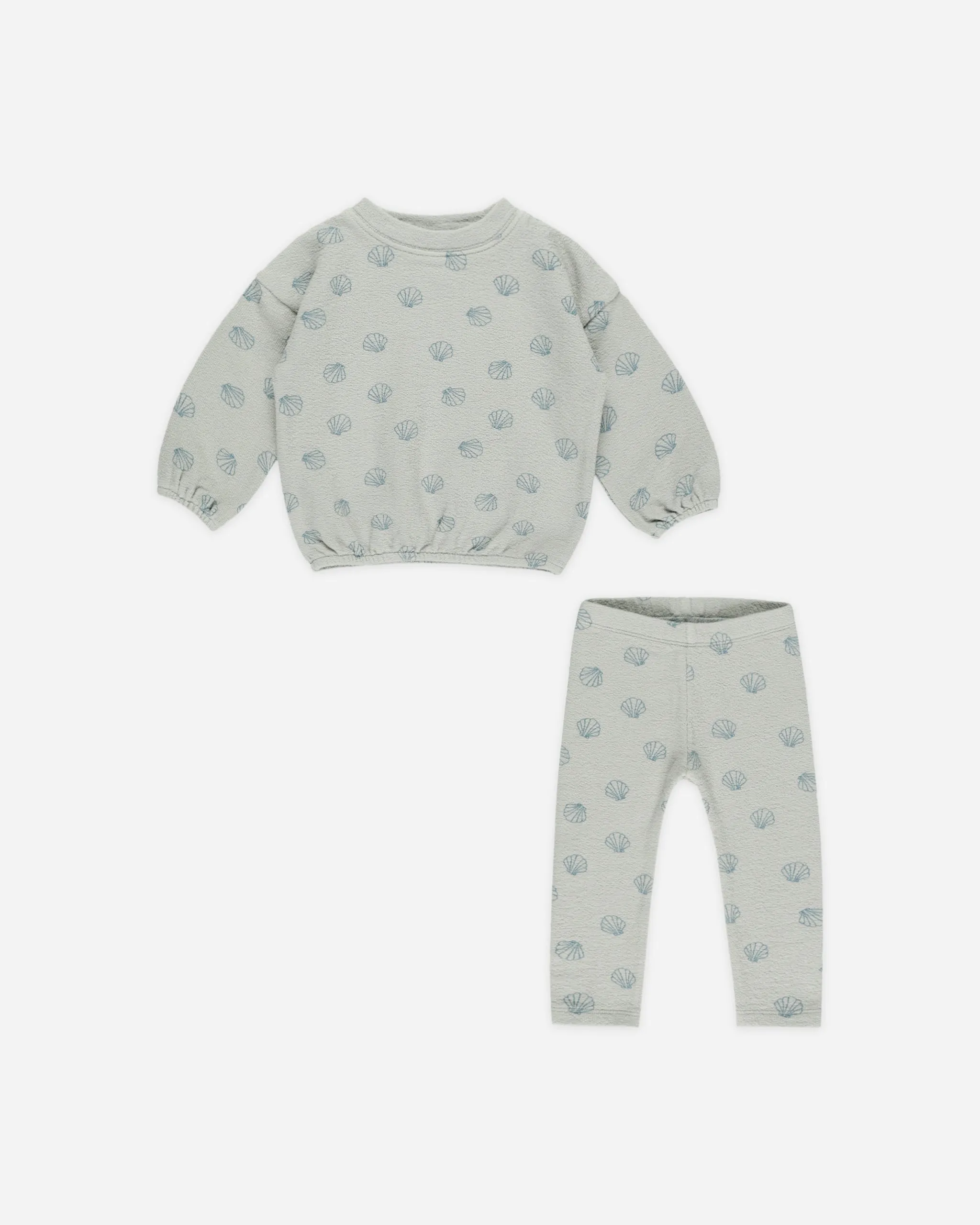 Spongey Knit Set || Seashells