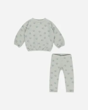 Spongey Knit Set || Seashells