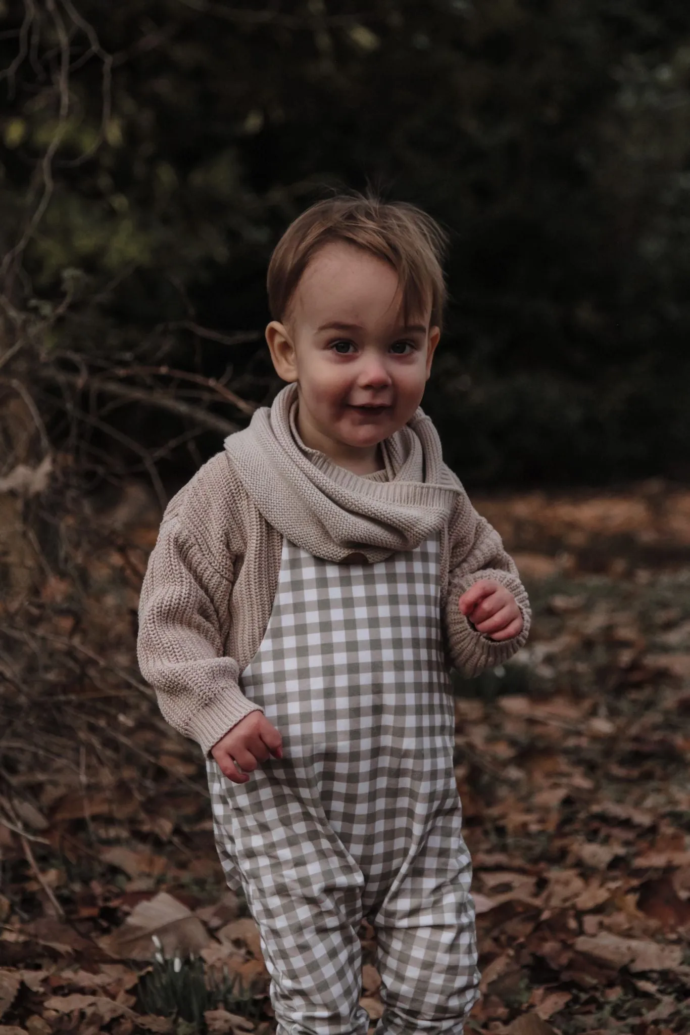 Spring Plaid Romper