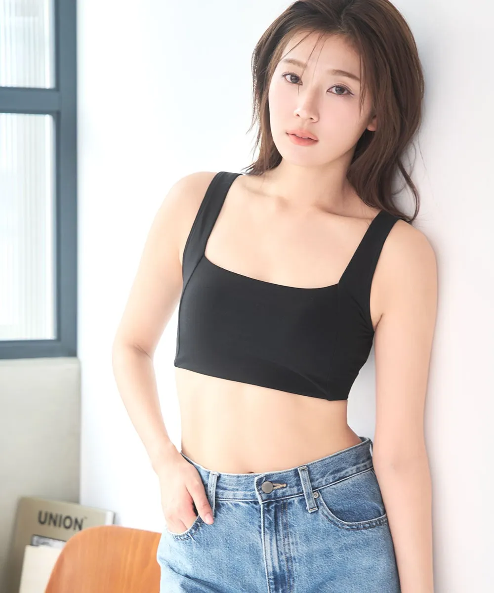 Square Neck Wireless Bra
