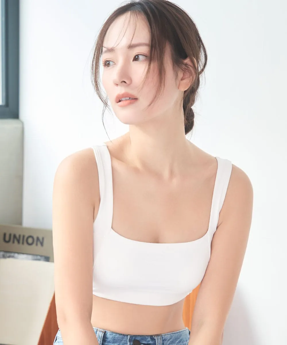 Square Neck Wireless Bra
