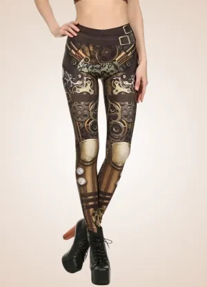 Steampunk Printed Legging
