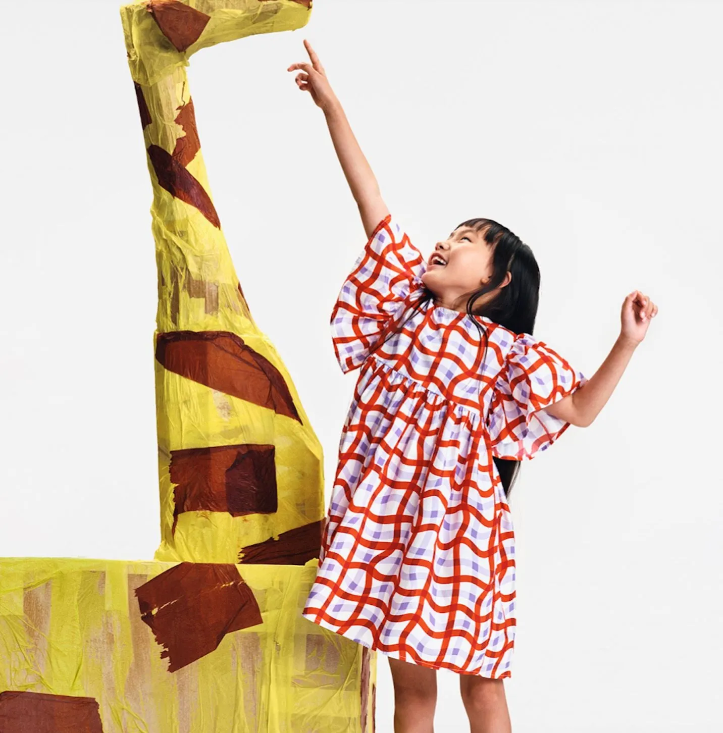 Stella McCartney Kids Wiggle Gingham Dress
