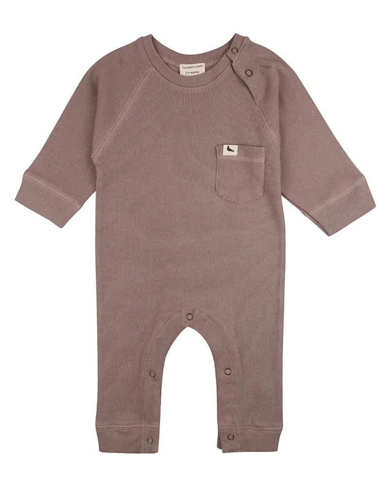 Stone Ribbed Romper