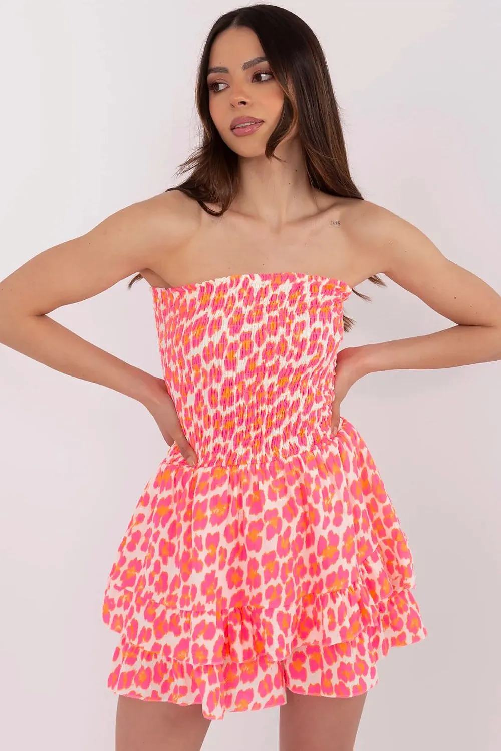 Stylish women's sleeveless romper