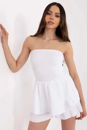 Stylish women's sleeveless romper
